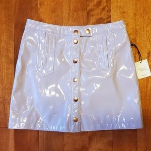 NWT Forever 21 Lilac Button Down Skirt (Medium)